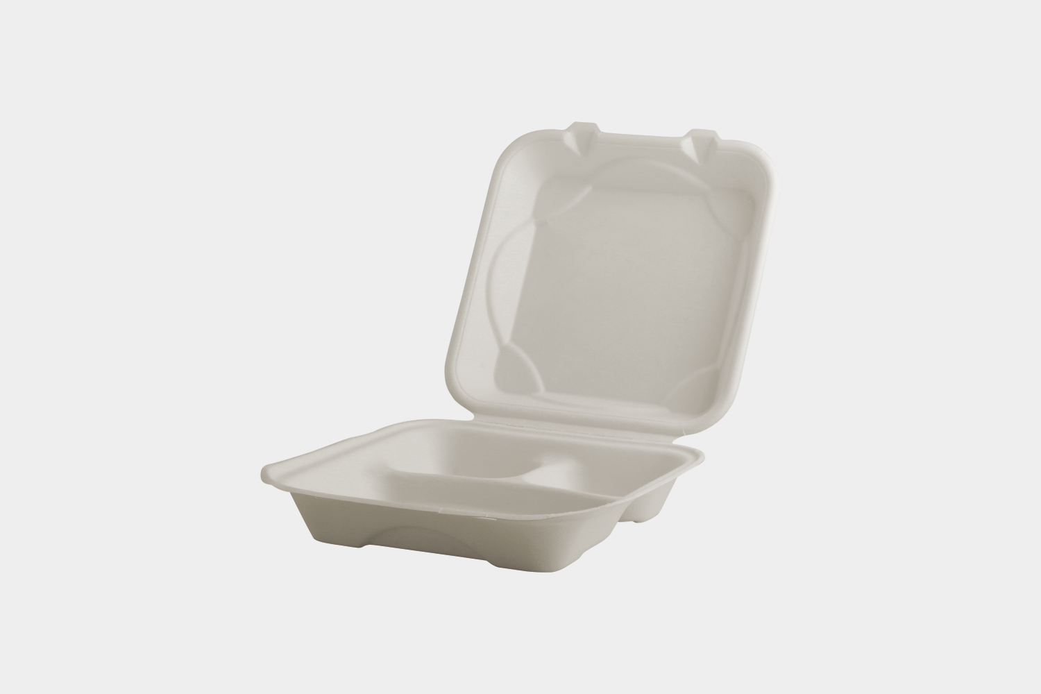 Eco-friendly Disposable Food Container with Hinged