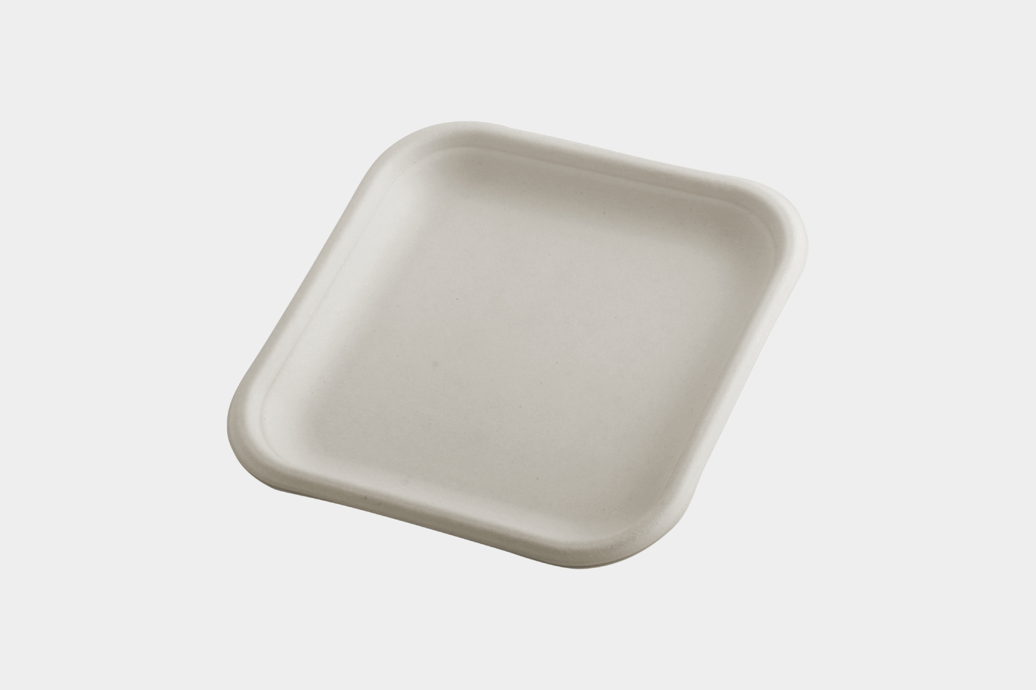 6-inch bagasse square plates